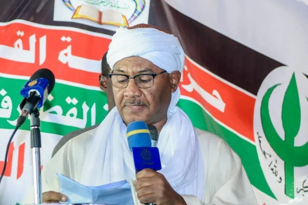 الواثق البرير يتحدث في فعالية عامة